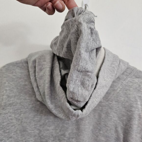 Free People Movement Sweater Small Gray Double Overtime Hoodie Athleisure Cozy - Picture 7 of 11